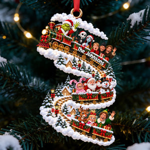 The Train Christmas Ornament - Personalized Gifts For Christmas 09ohdt191026
