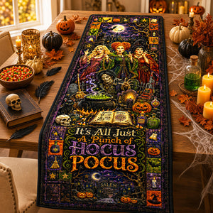 Midnight Spell Table Runner - Personalized Halloween Gifts 03hudt130826