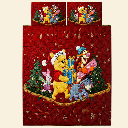 Christmas Quilt Bedding Set Gifts For Friends 02NADT060925