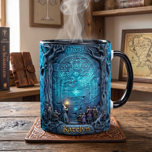 Mystical Realm Map Coffee Mug - Personalized Gift For Fantasy Lovers 01HUTN220826