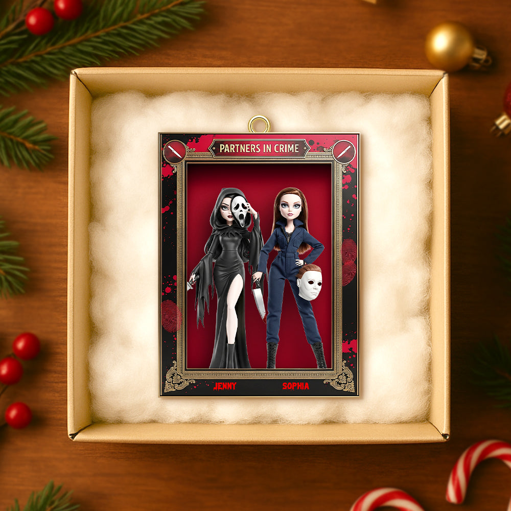 Horror Dolls Personalized Gifts For Besties Christmas Ornament 03natn250825