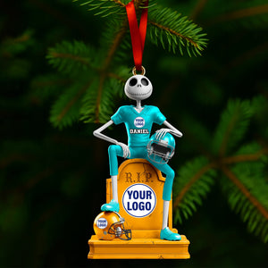 Rivalry Skeleton Ornament - Personalized Gift For Sport Lovers 05OHLU311025