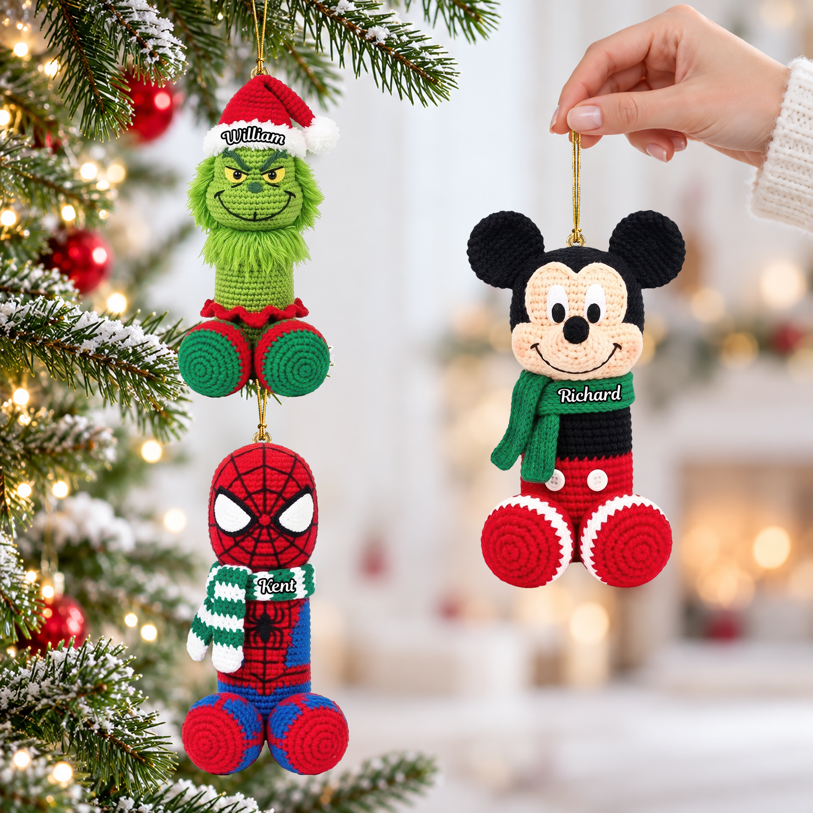 Adorable Character Acrylic Ornament - Personalized Gift For Christmas 08TYQN141026