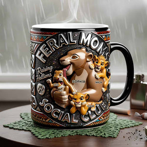 Feral Moms Social Club Magic Mug - Personalized Gifts For Moms 02qhdt210426