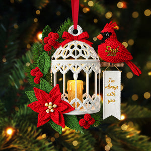 Memorial Cardinal Ornament - Personalized Gifts For Loved Ones 03nata050925