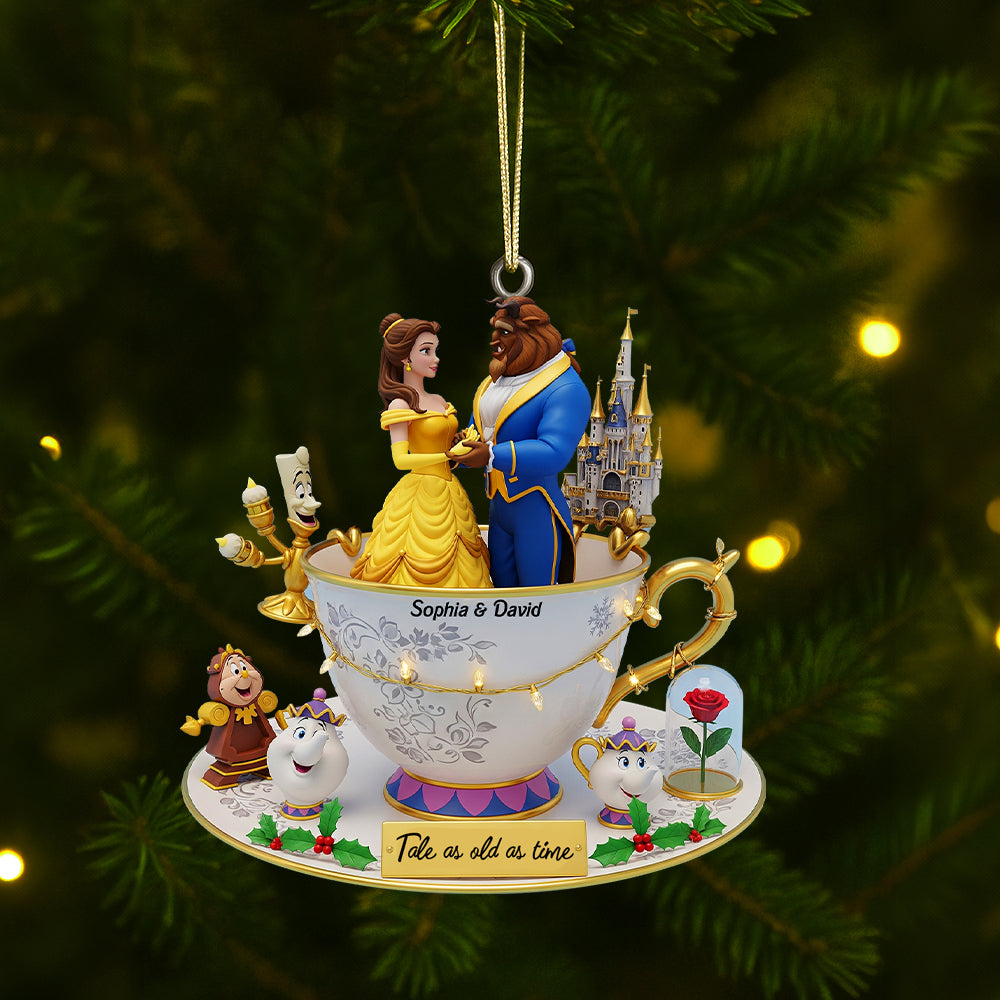 Fairy Tales Christmas Acrylic Ornament Personalized Gifts For Couple 04ohtn140825