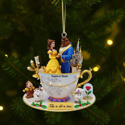 Fairy Tales Christmas Acrylic Ornament Personalized Gifts For Couple 04ohtn140825