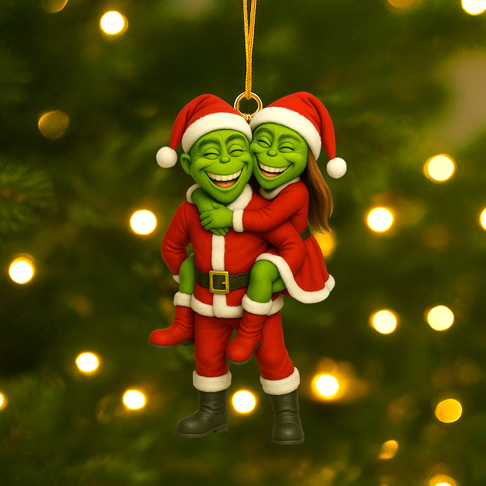 Funny Custom Photo Gifts For Family Christmas Acrylic Ornament 03ohtn200825