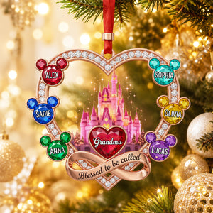 Grandma Blessed With Love Christmas Ornament - Personalized Gifts For Grandma 05nadt240826-Homacus
