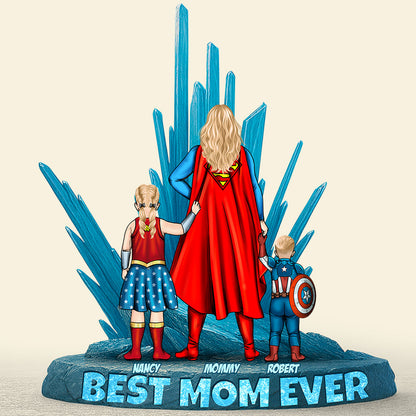 Personalized Gifts For Mom Acrylic Plaque Power Mom-Homacus