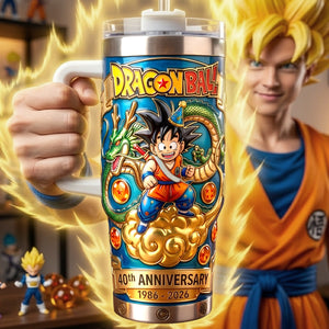 40th Anniversary Manga Series - Personalized Gifts For Cosmic Lovers Tumbler 05tolu190226