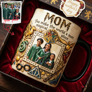 You Make The World More Special Accent Mug - Custom Photo Gifts For Moms 01huta110426