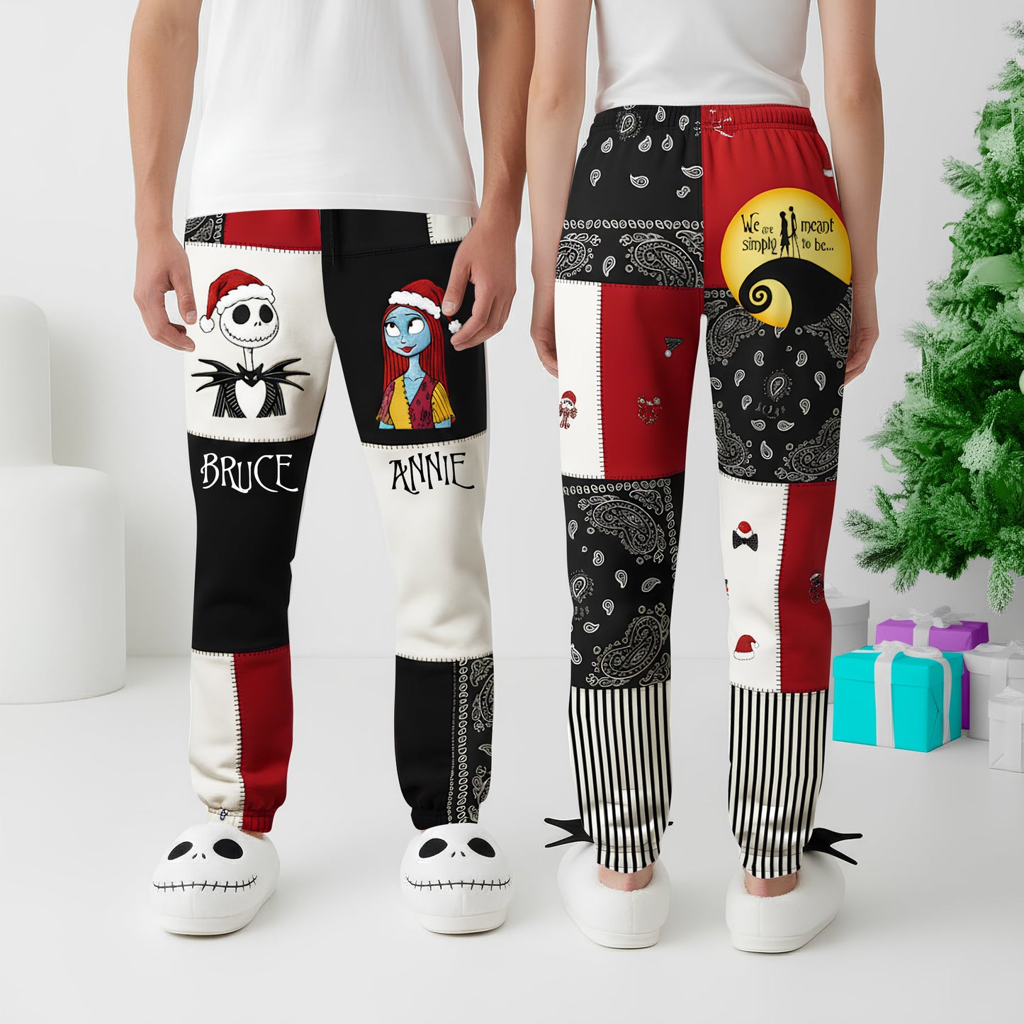 Personalized Gifts For Couple Christmas Sweatpants 02kilu110925