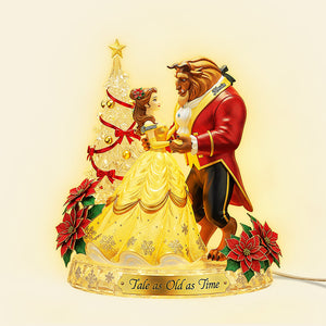 Dancing Couple Christmas Custom Shape Acrylic Light Box - Personalized Gifts For Couple 01pgta121125