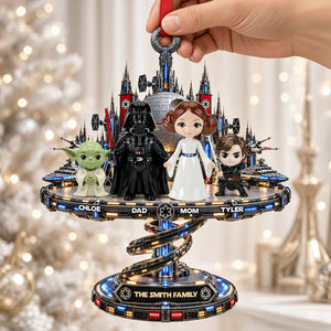 Our Galactic Family Christmas Ornament - Personalized Gifts For Family 05ohdt131026