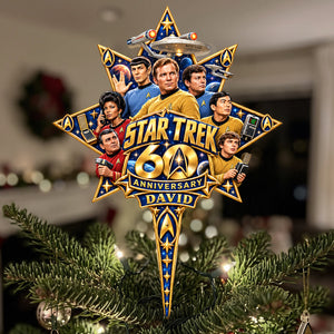 Starship 60th Anniversary Personalized Christmas Tree Topper 02ohta121026