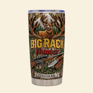 Big Rack Hunter Tumbler - Personalized Gifts For Hunters 01tydt120326