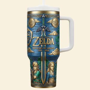 40 Years of Fantasy Adventure Handle Tumbler 01NADT050226