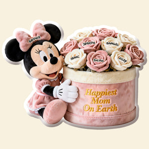 Happiest Mom On Earth Pillow - Personalized Gifts For Mom 02NADT050226