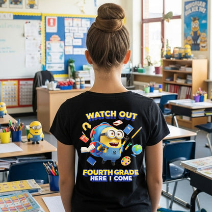 Cute Cartoon Shirt Personalized Back To School Gifts For Kids 01tgtn310725