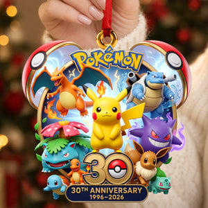 30th Anniversary Acrylic Ornament - Personalized Christmas Gifts 06nadh100926