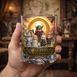 Mythic Adventure Dad Glass Mug Personalized Gifts For Dad 04TYDH220526