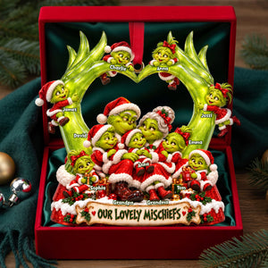 Grandparents’ Little Mischiefs Christmas Ornament - Personalized Gifts For Grandparents 03PALU250926