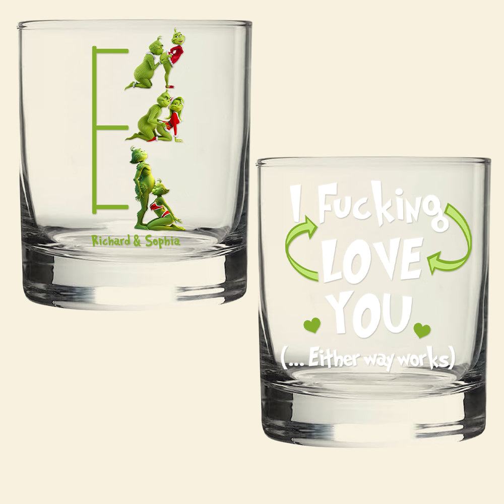 Sinful Christmas Pleasure Glass Mug Personalized Gifts For Couple 03OHQN220925