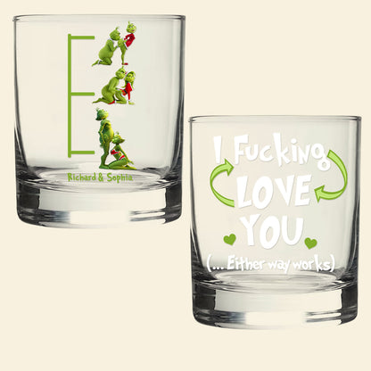 Sinful Christmas Pleasure Glass Mug Personalized Gifts For Couple 03OHQN220925