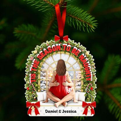Spicy Couple Ornament - Personalized Christmas Gifts For Couple 04OHLU110825