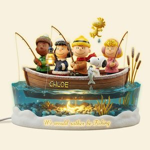 Fishing Acrylic Light Box, Personalized Gifts For Fishing Lovers 05pata031125