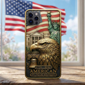 America 250th Anniversary Phone Case - Personalized Gifts 02toqn020226