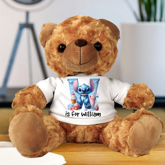 Personalized Gifts For Kids Bear With Shirt Movie Fan 02ohqn130225-Homacus