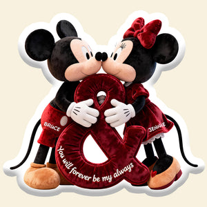 Romantic Couple Custom Shape Pillow - Personalized Gifts For Couples 02ohdt091225