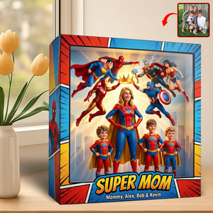 Custom Photo Wonderful Queen Mom Acrylic Plaque, Personalized Gifts For Moms 05qhqn260326