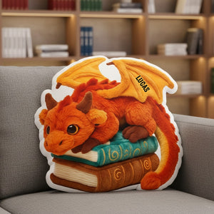 Dragon Book Custom Shaped Pillow Personalized Gifts For Book Lovers 03natn141125