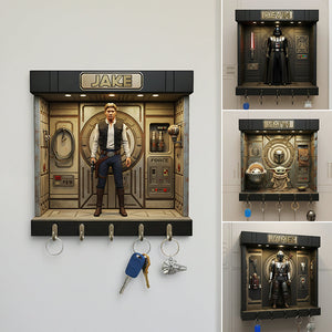 Cosmic Acrylic Key Hanger - Personalized Gifts For Cosmic Lovers 02kita161225