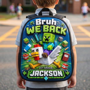 Built Way To Back To School Day School Bag, Personalized Gifts For Kids 04qhtn050726