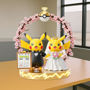 Wedding Couple Acrylic Plaque - Personalized Gifts For Couple 01NATN090725