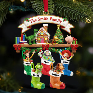 Cute Animated Characters Ornament Personalized Christmas Gifts For Family 03hudt051125