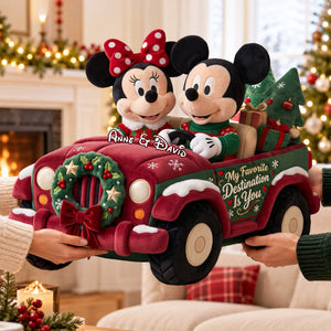 My Favorite Destination Is You Christmas Pillow - Personalized Gifts For Couple 05ttlu290926