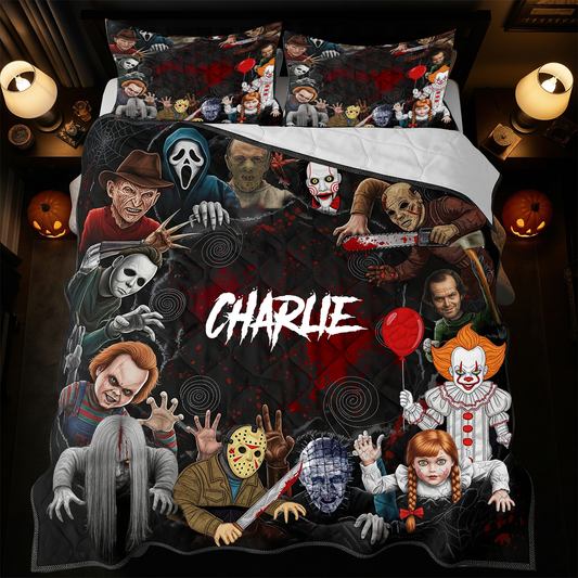 The Dead Rising Quilt Bed Set - Personalized Gifts For Horror Fans 02QHLU110825