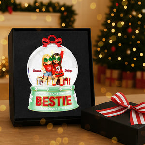 Personalized Gifts For Christmas, Bestie Custom Photo Acrylic Ornament 02pgta230925