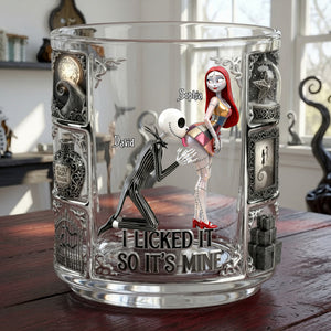 Dark Romance Round Glass – Personalized Couple Gifts 01ohlu070726