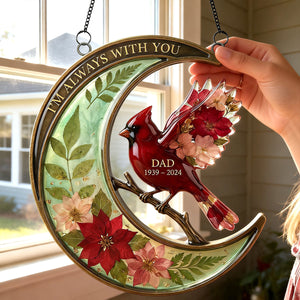 Heavenly Light Memorial Suncatcher Ornament - Personalized Gifts For Heaven 04NATN270226 - Ornament - GoDuckee