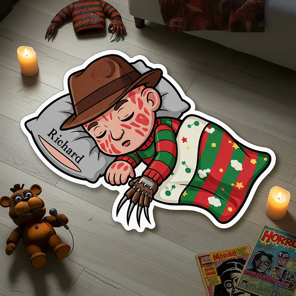 Cute Horror Bedroom Doormat - Personalized Gifts For Horror Movie Fans 02pgqn280825