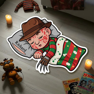 Cute Horror Bedroom Doormat - Personalized Gifts For Horror Movie Fans 02pgqn280825