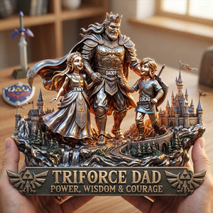 Fantasy King Dad Acrylic Plaque - Personalized Gifts For Dads 04QHTN150526