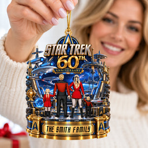 Sci-fi Theme Christmas Ornament - Personalized Gifts For Family 01OHQN230926