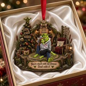 Sweet Swamp Christmas Ornament - Personalized Gifts For Couple 05totn250926